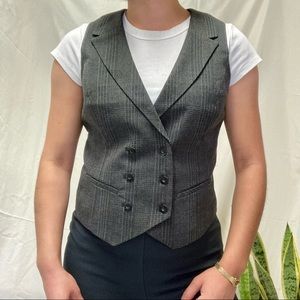 🥀Plaid Double Breasted Waistcoat🥀